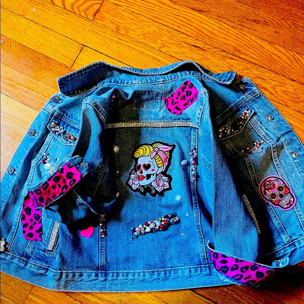 Hand made girls 5 T Jean Jacket